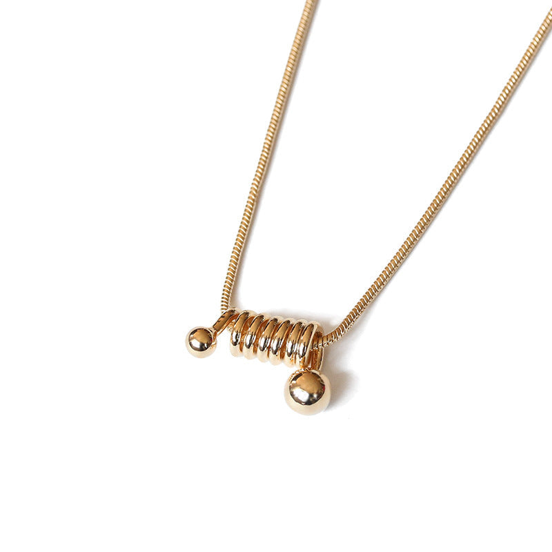 Helical Penfant Simple Necklace