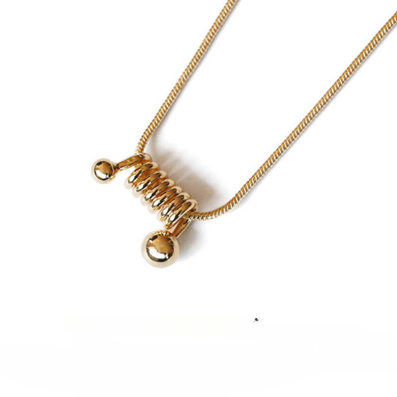 Helical Penfant Simple Necklace