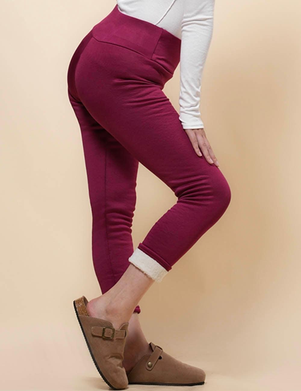 Ladies Inside Fleece Velvet Legging Pants