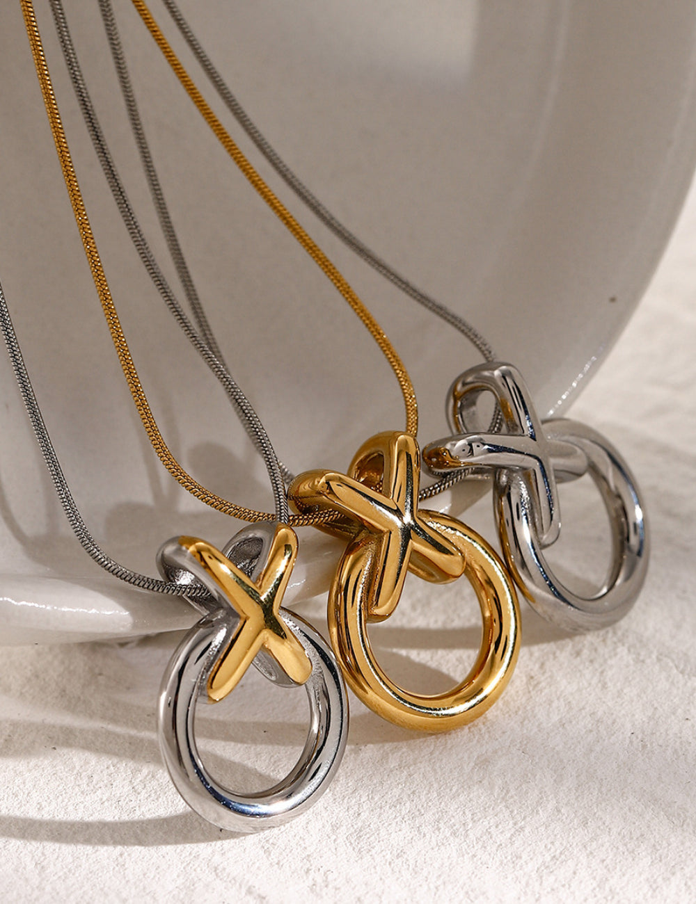 Circle Stainless Vintage Necklace
