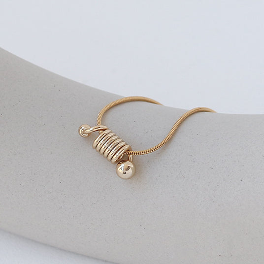 Helical Penfant Simple Necklace