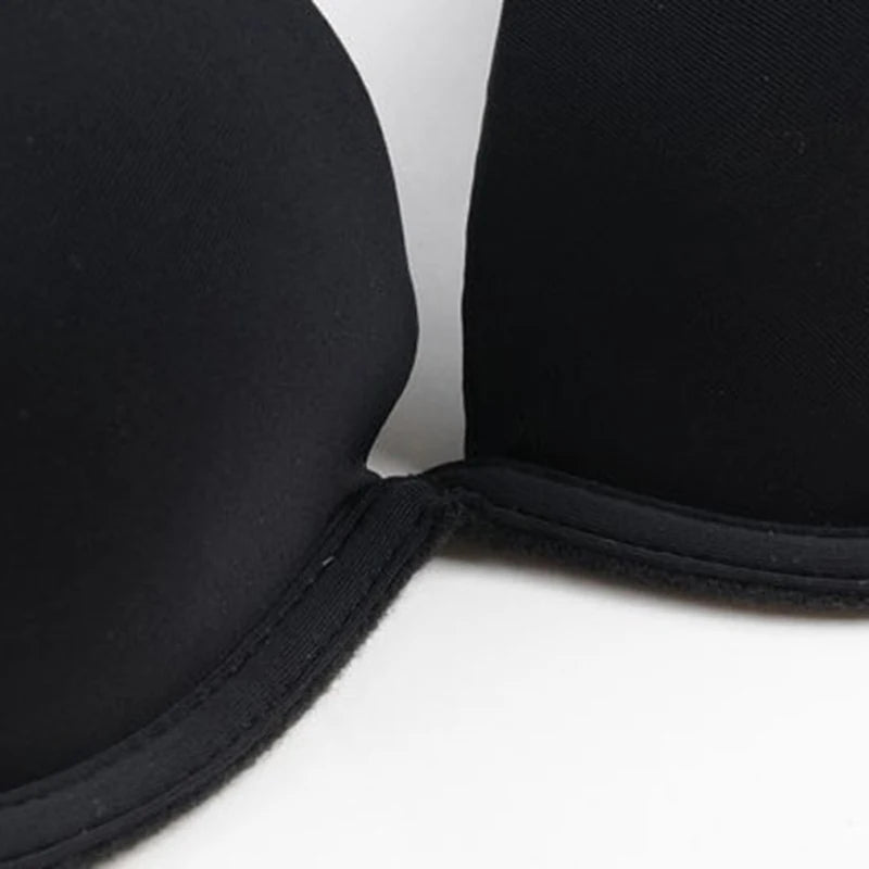 Women’s Double Push-Up Bra – Sexy, Silicone, Gathered, Boosts Small Busts.