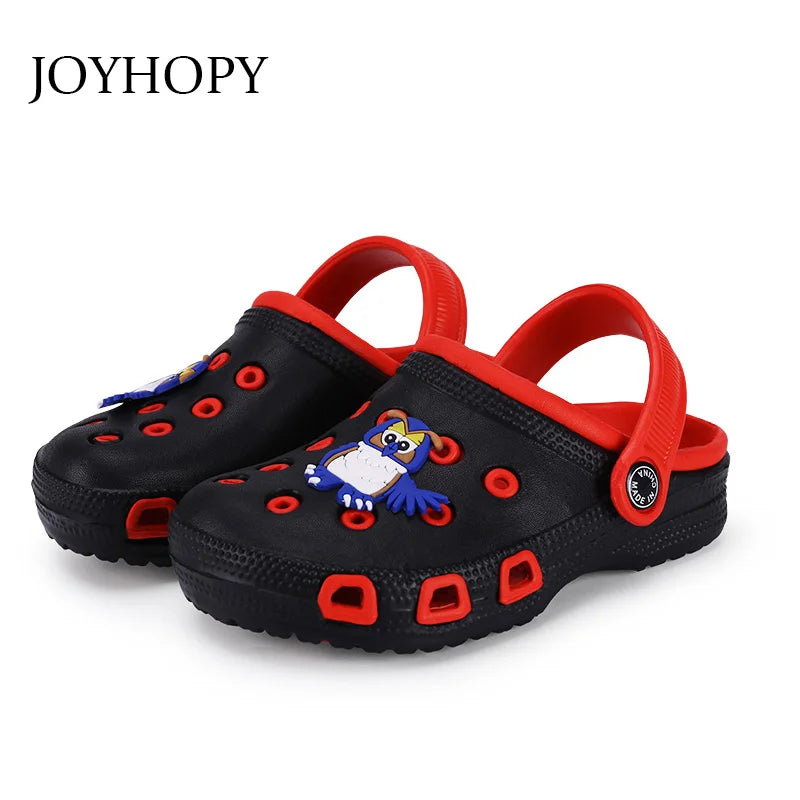 Kids' Cartoon Clogs – Summer Garden & Beach Shoes