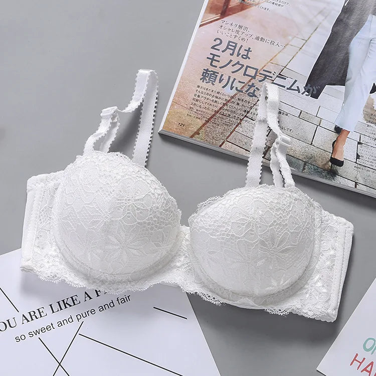Sexy Adjustable Seamless Push-Up Bra – Open Bra Intimates for Women, Cup 1/2