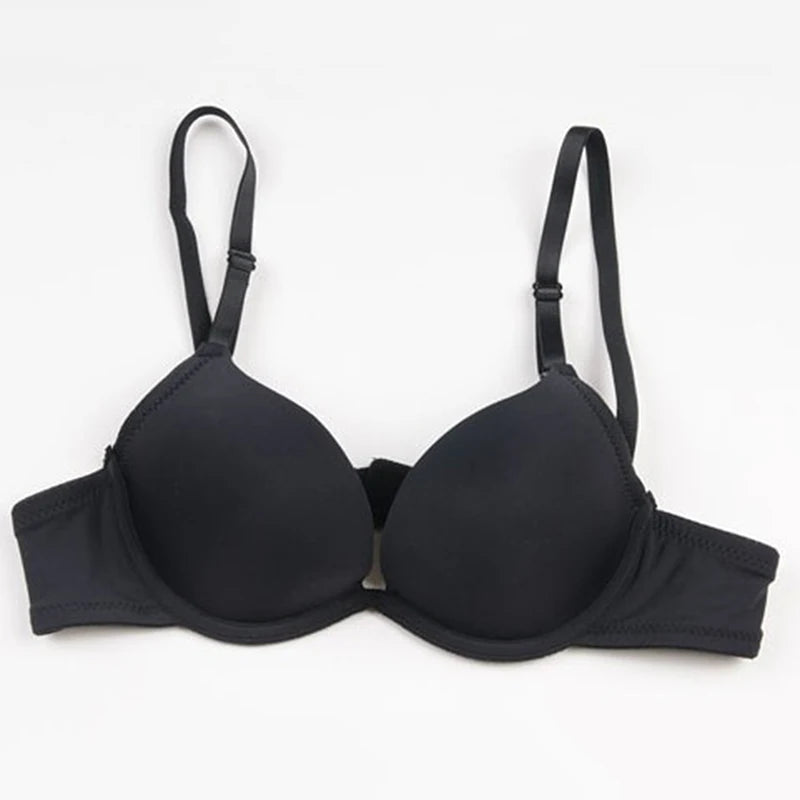 Women’s Double Push-Up Bra – Sexy, Silicone, Gathered, Boosts Small Busts.