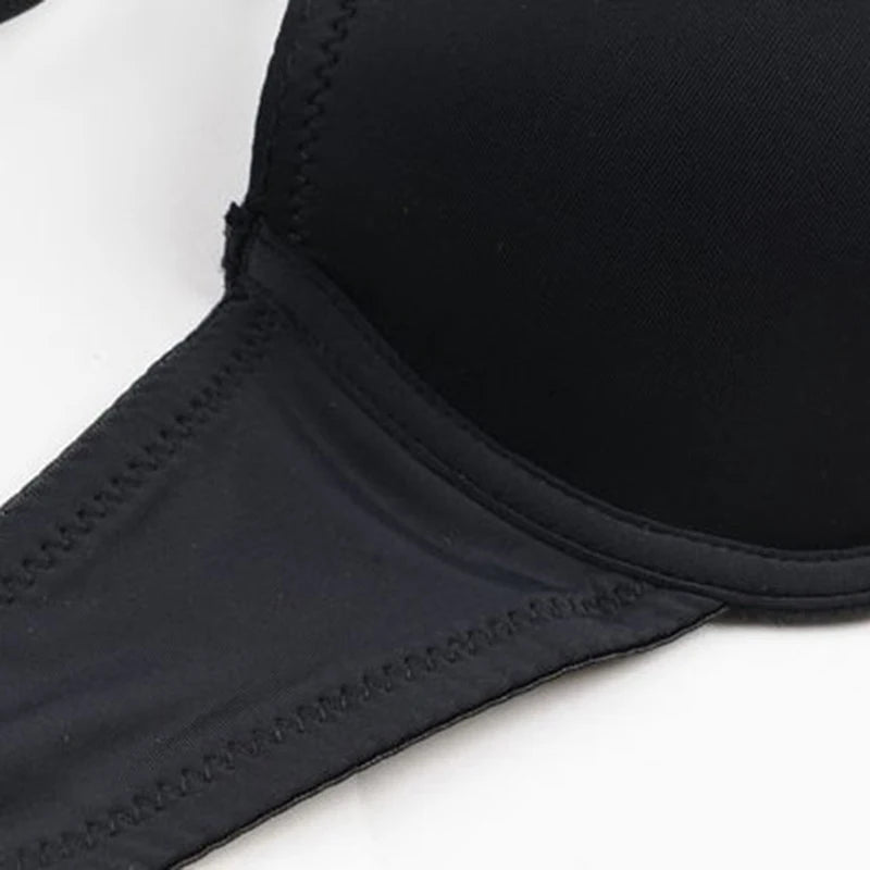 Women’s Double Push-Up Bra – Sexy, Silicone, Gathered, Boosts Small Busts.