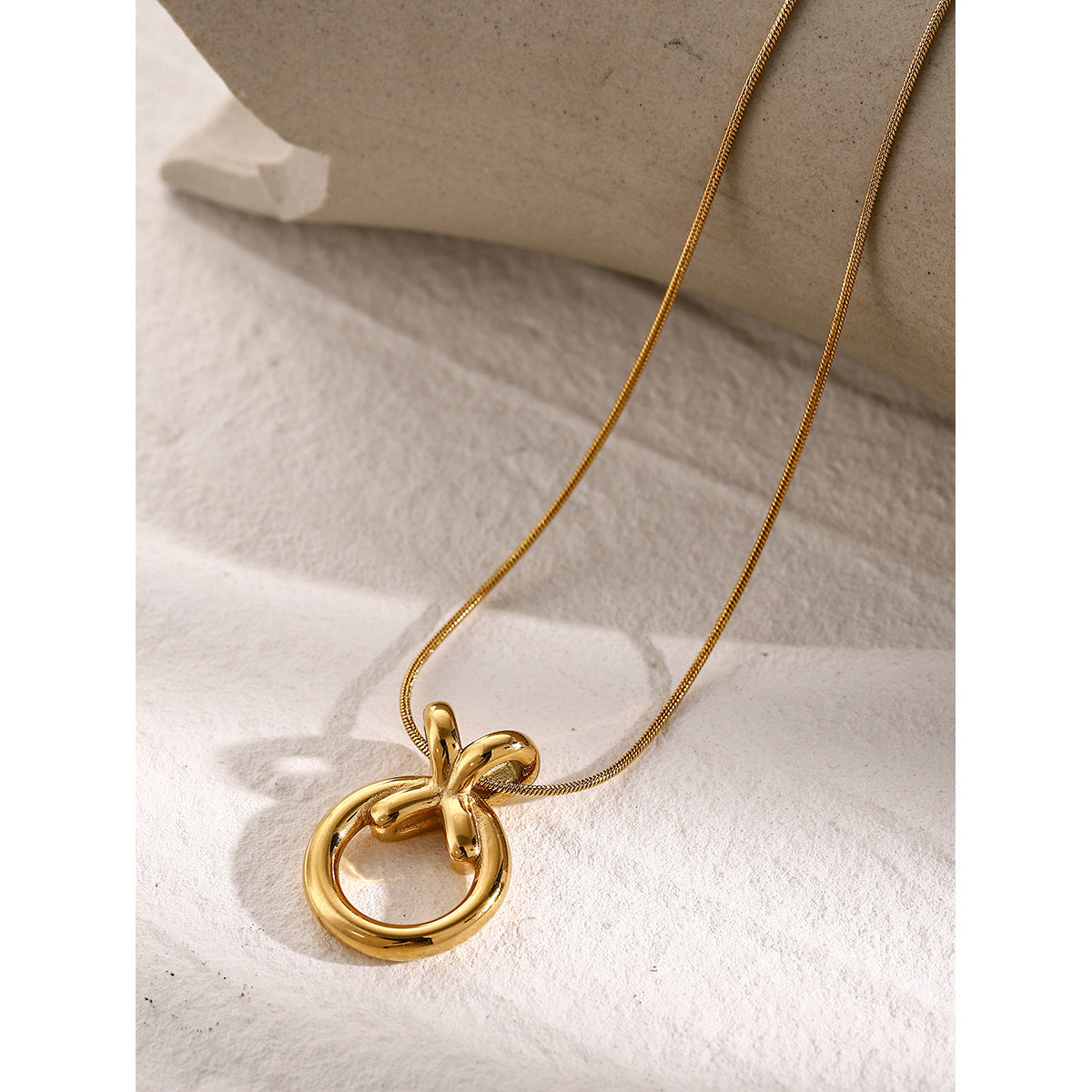 Circle Stainless Vintage Necklace
