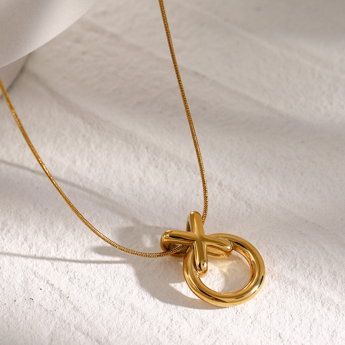 Circle Stainless Vintage Necklace