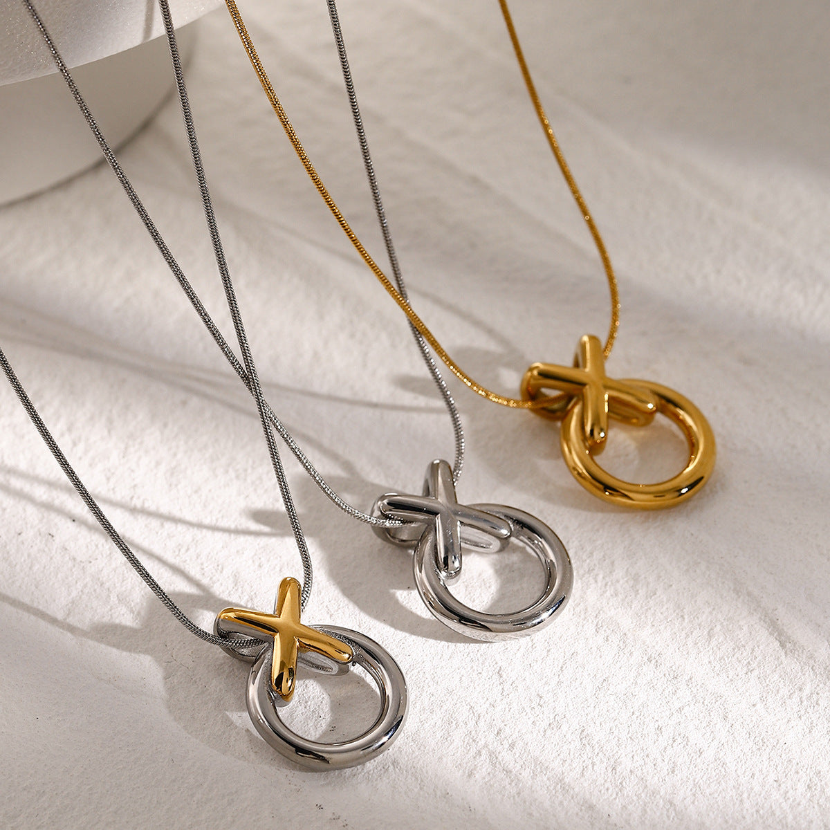 Circle Stainless Vintage Necklace