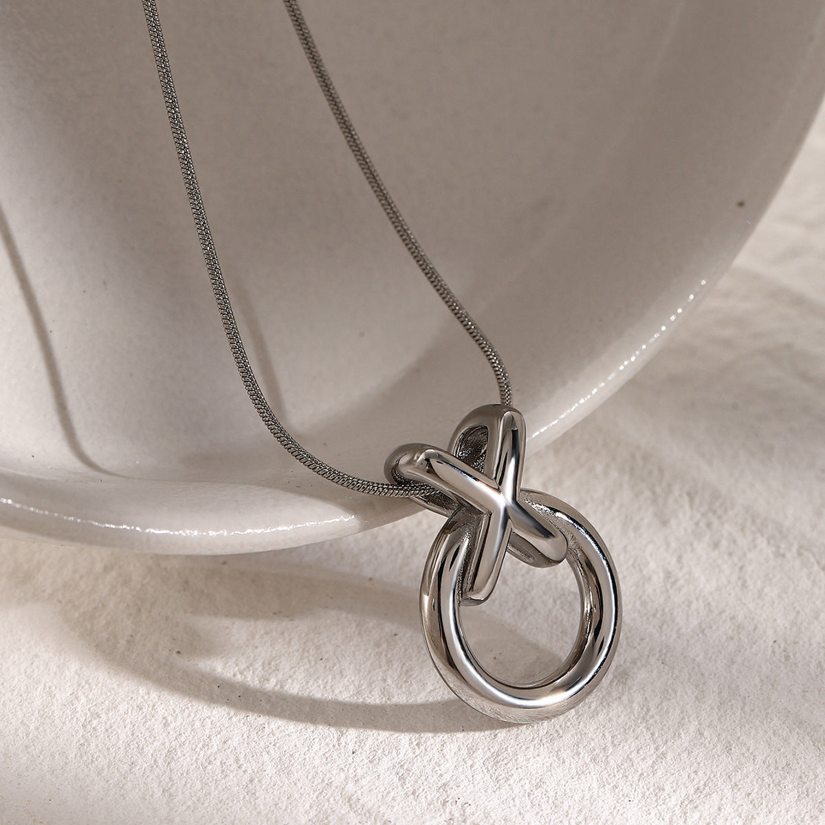 Circle Stainless Vintage Necklace