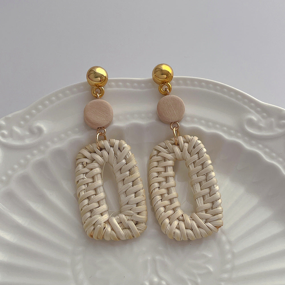 Vintage Geometrical Vacation Drop Earrings