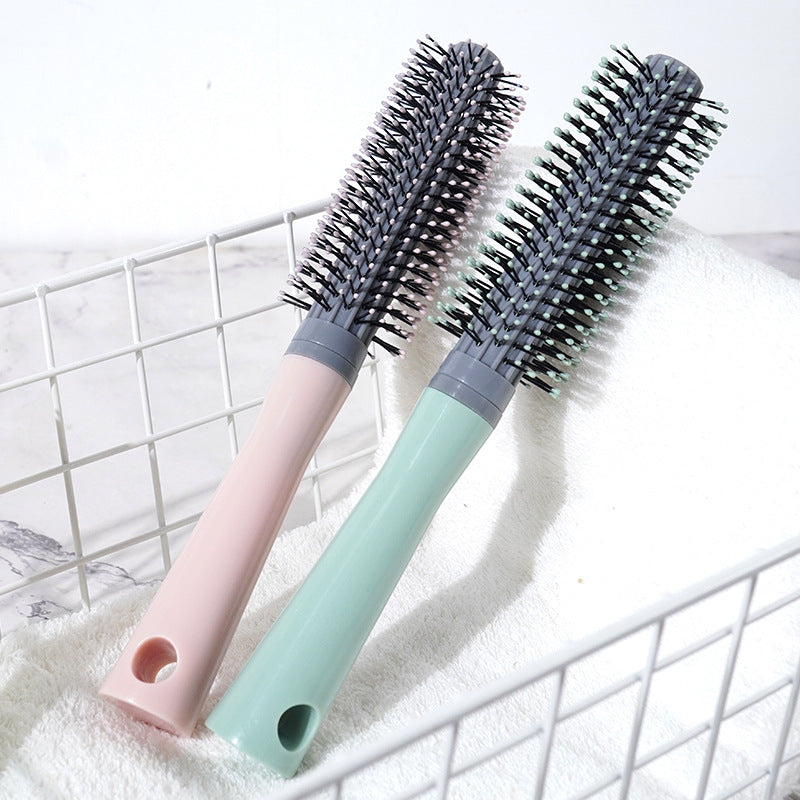 Solid Color Handle Massage Air Cushion Comb