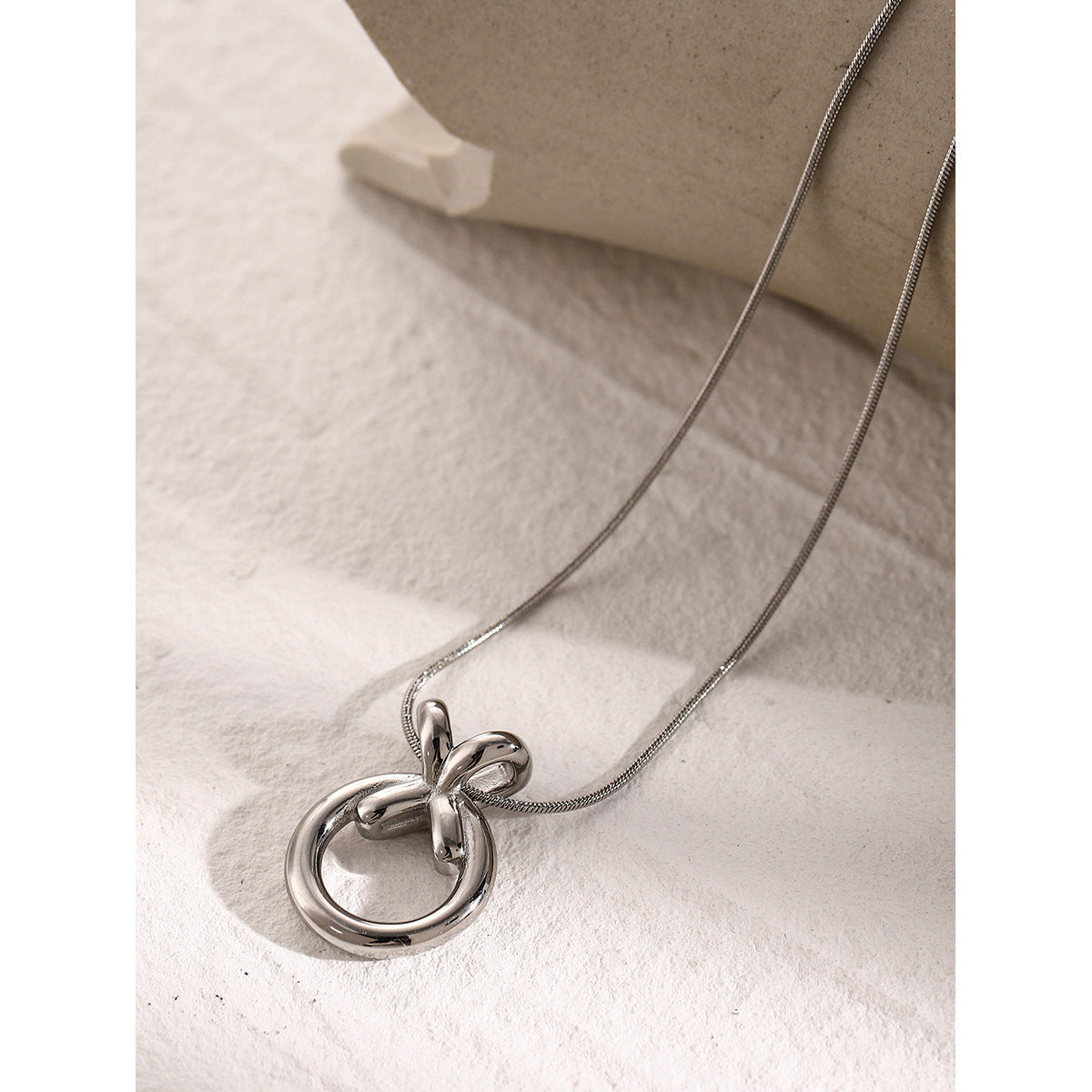 Circle Stainless Vintage Necklace
