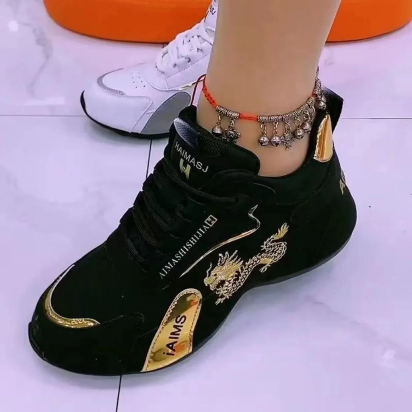 Women's Designer Sneakers – Waterproof, Lightweight, Non-Slip Platform Shoes