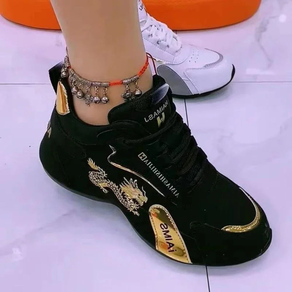 Women's Designer Sneakers – Waterproof, Lightweight, Non-Slip Platform Shoes