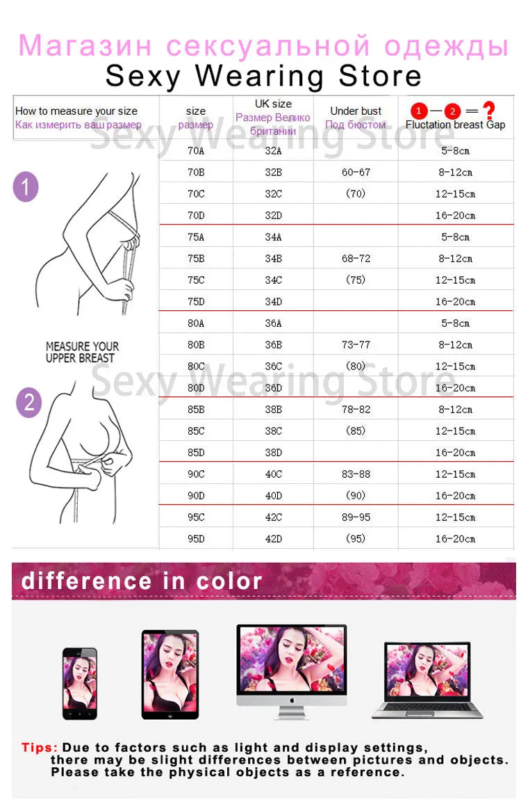 Lace Wire-Free Bra & Panties Set – Sexy Activewear Crop Top, Multi-Color