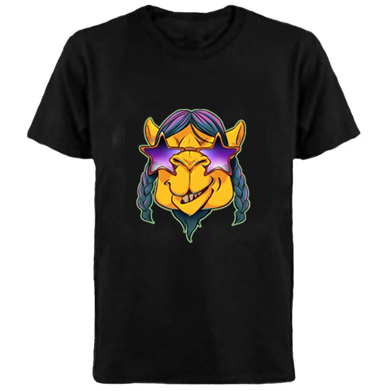 Men’s T-Shirt – Fashion Printed Pattern, Short-Sleeve Streetwear, Summer Casual Top
