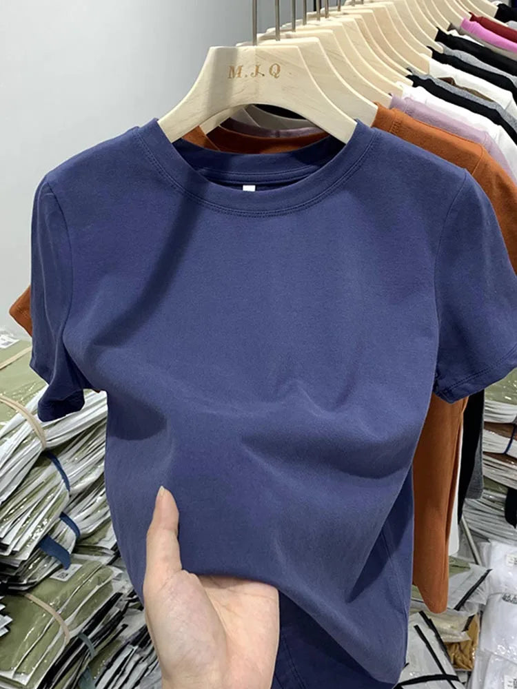 Women’s Y2K T-Shirt – Short Sleeve, Sexy Spring Tee, White