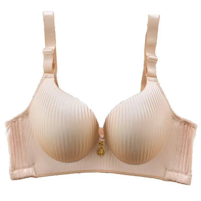 New 8cm Thickened Bra – Adjustable, No Steel Ring, Push-Up Lingerie