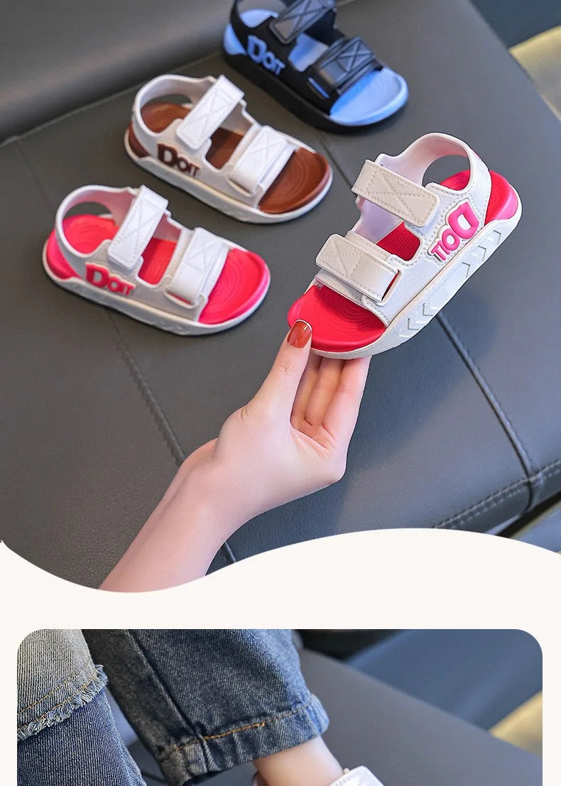 Kids' Summer Sandals – Lightweight, Breathable Open-Toe Beach Shoes