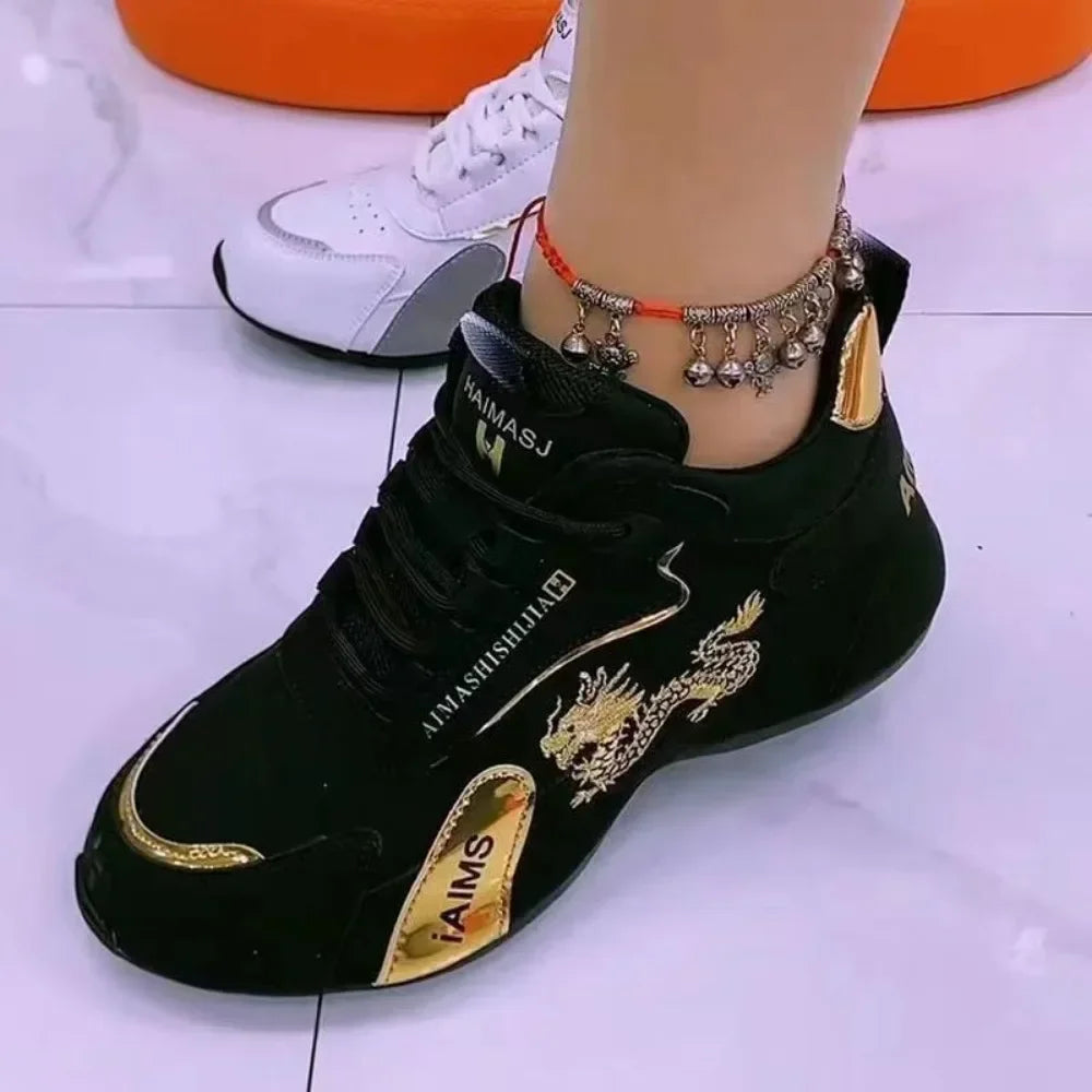 Women's Designer Sneakers – Waterproof, Lightweight, Non-Slip Platform Shoes