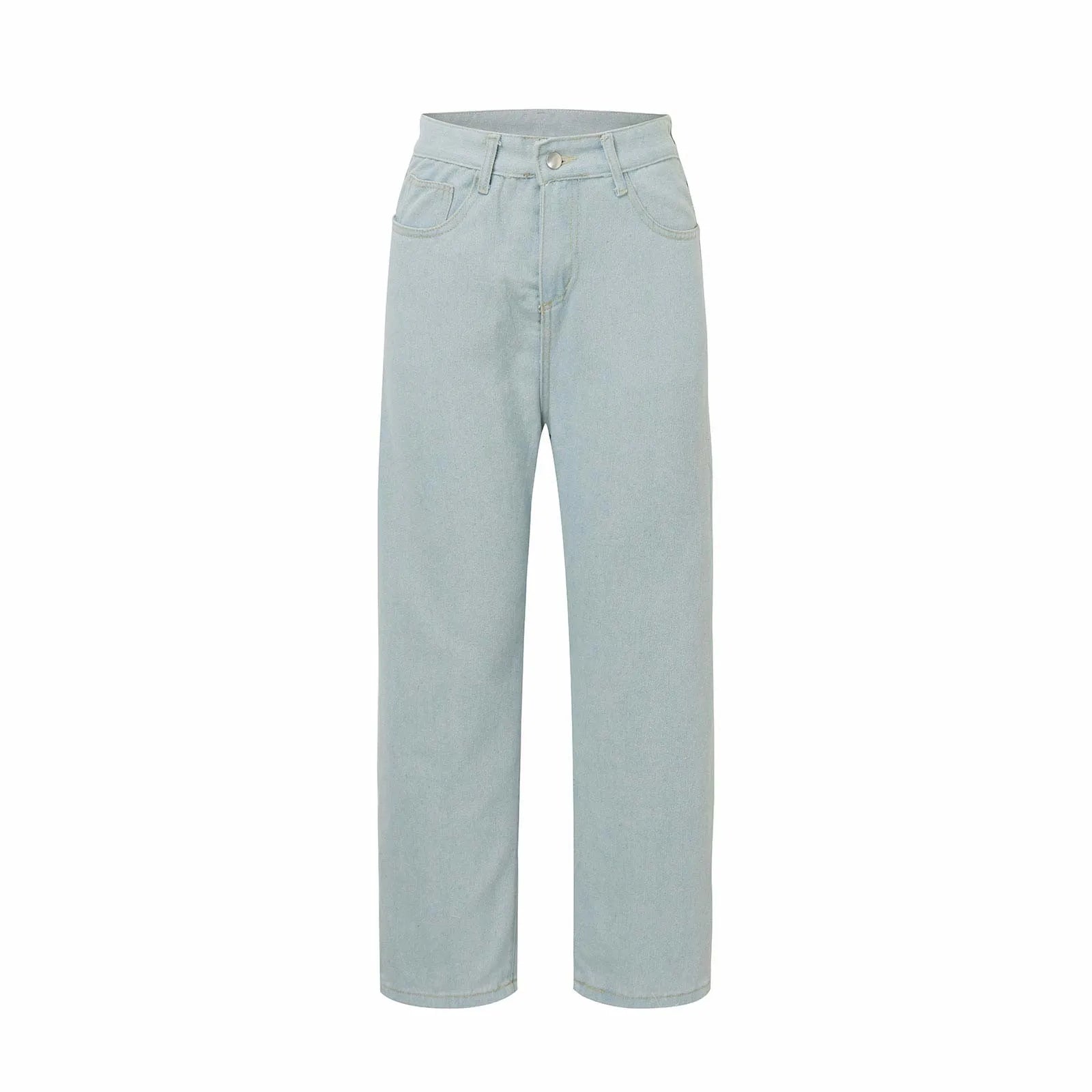 Tie-Bow Embroidery Jeans for Women – High-Waist, Baggy, Vintage Y2K Wide-Leg Denim.
