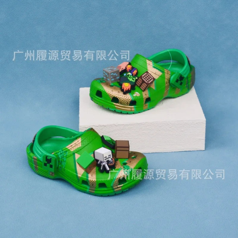 Miniso Kids' Cartoon Slippers – Cute Non-Slip Summer Sandals, Soft Sole Gift