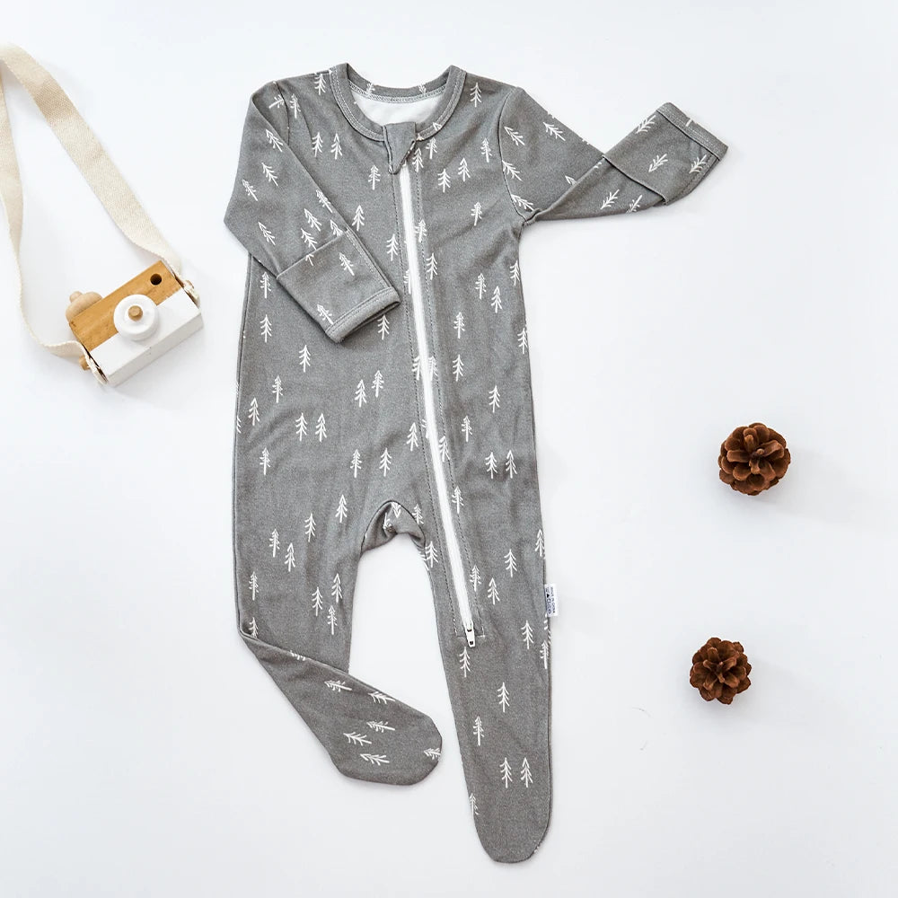 Kangobaby #My Soft Life# Baby Bodysuit: Long Sleeve Romper for Newborns & Infants