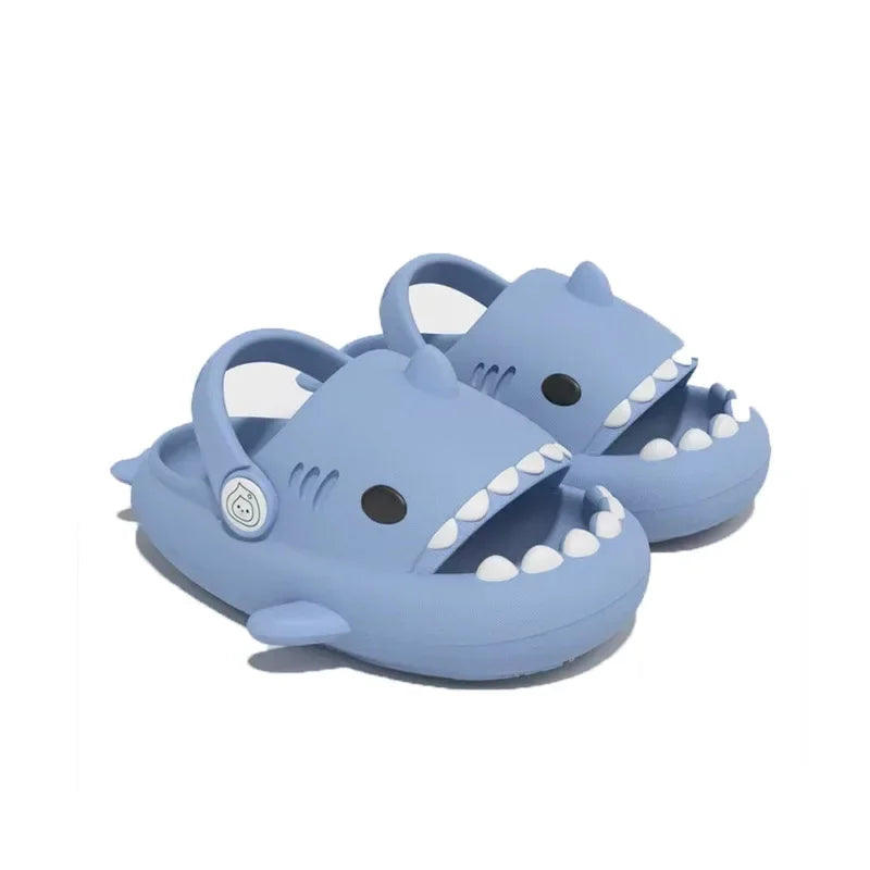 Evshine Shark Slippers For Children Summer Shark Shoes Fashion Shark Sandals Child Sandals Lovely Boys And Girls Beach Slippers
