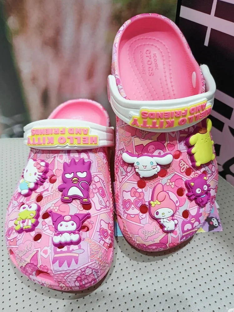 Miniso Kids' Cartoon Slippers – Cute Non-Slip Summer Sandals, Soft Sole Gift