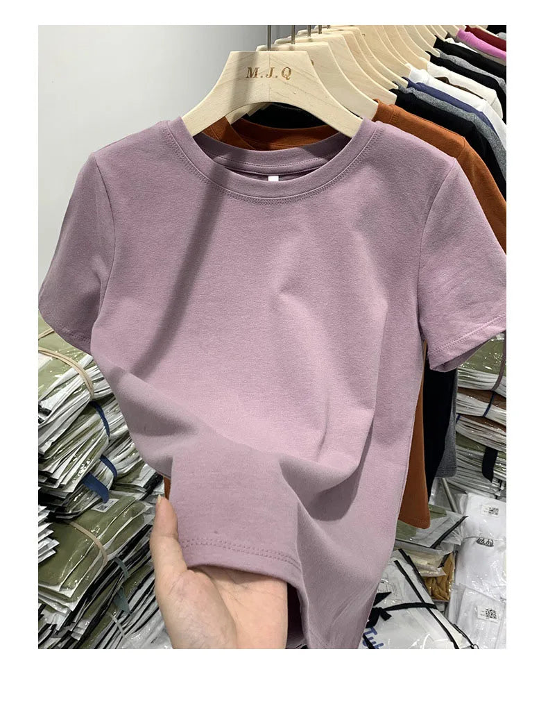 Women’s Y2K T-Shirt – Short Sleeve, Sexy Spring Tee, White