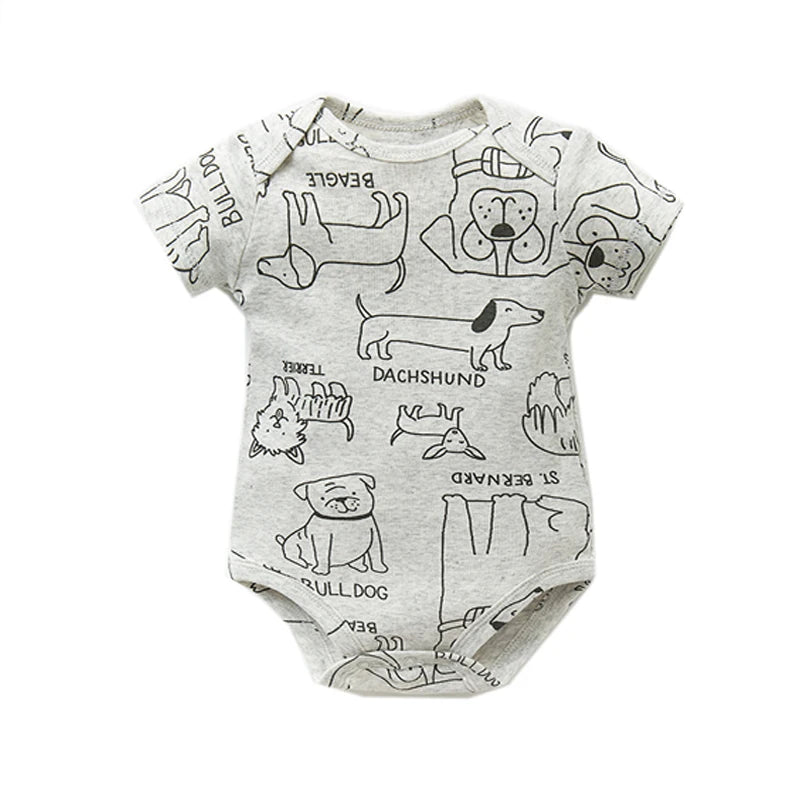 Autumn Baby Clothes Set: 100% Cotton Romper, Pants & Bodysuit (3PCS)