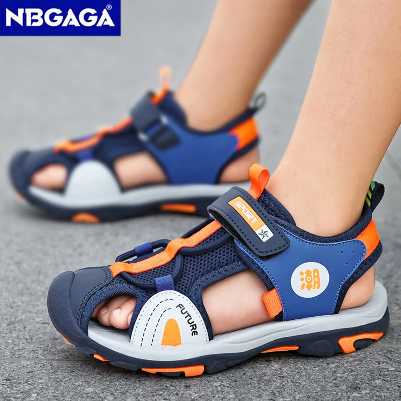 Kids Summer Sandals – Breathable, Non-Slip, Closed-Toe for Boys & Girls