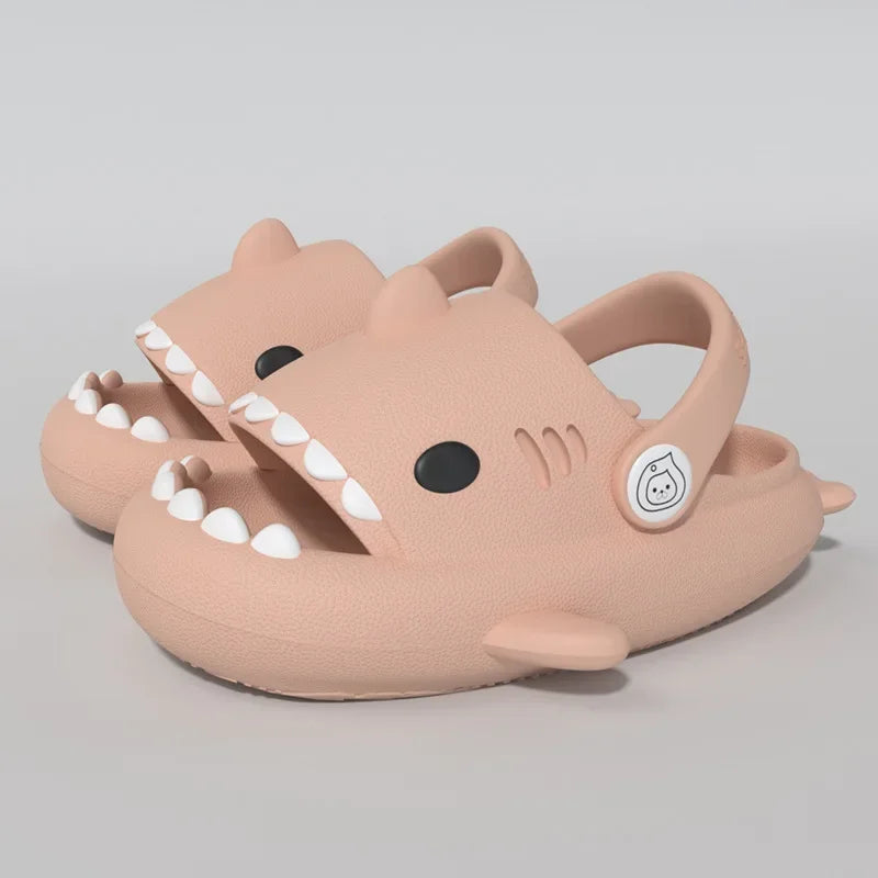 Evshine Shark Slippers For Children Summer Shark Shoes Fashion Shark Sandals Child Sandals Lovely Boys And Girls Beach Slippers