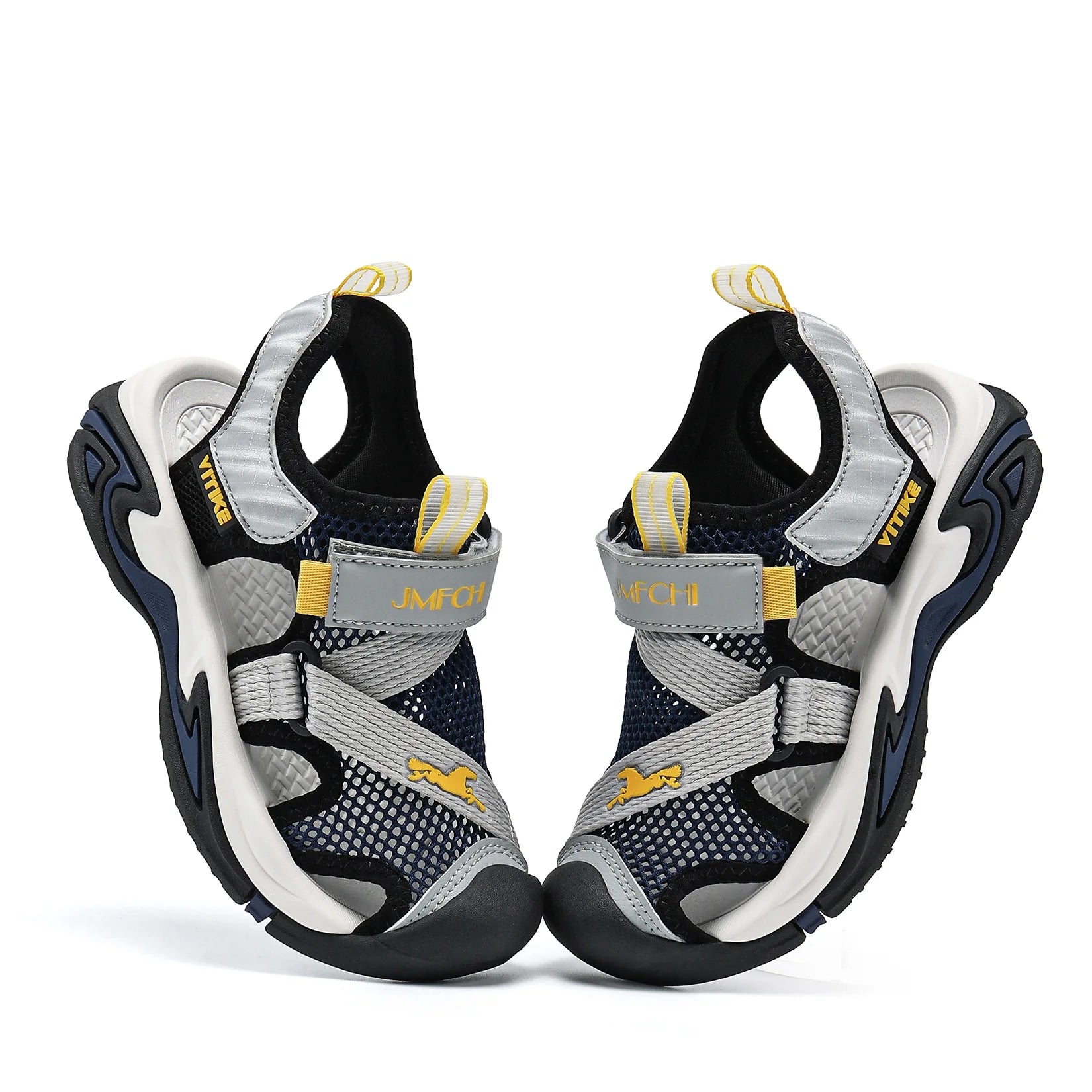 Boys' Summer Beach Sandals – Closed Toe, Safety Shoes for Kids