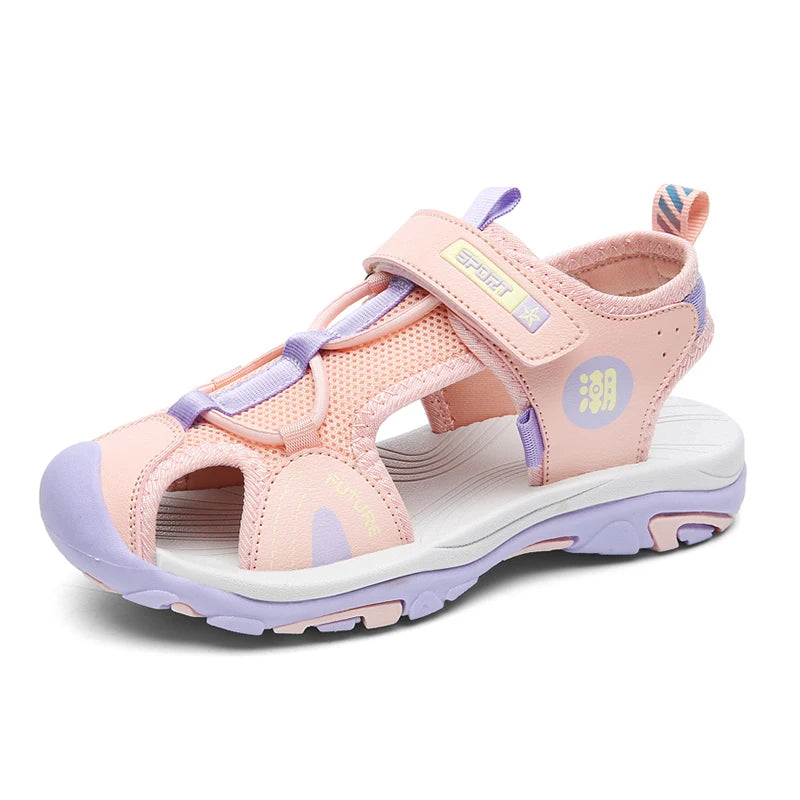 Kids Summer Sandals – Breathable, Non-Slip, Closed-Toe for Boys & Girls