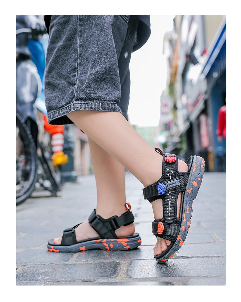 Kids' Beach Sandals – Non-Slip, Soft Bottom, Breathable & Lightweight Shoes