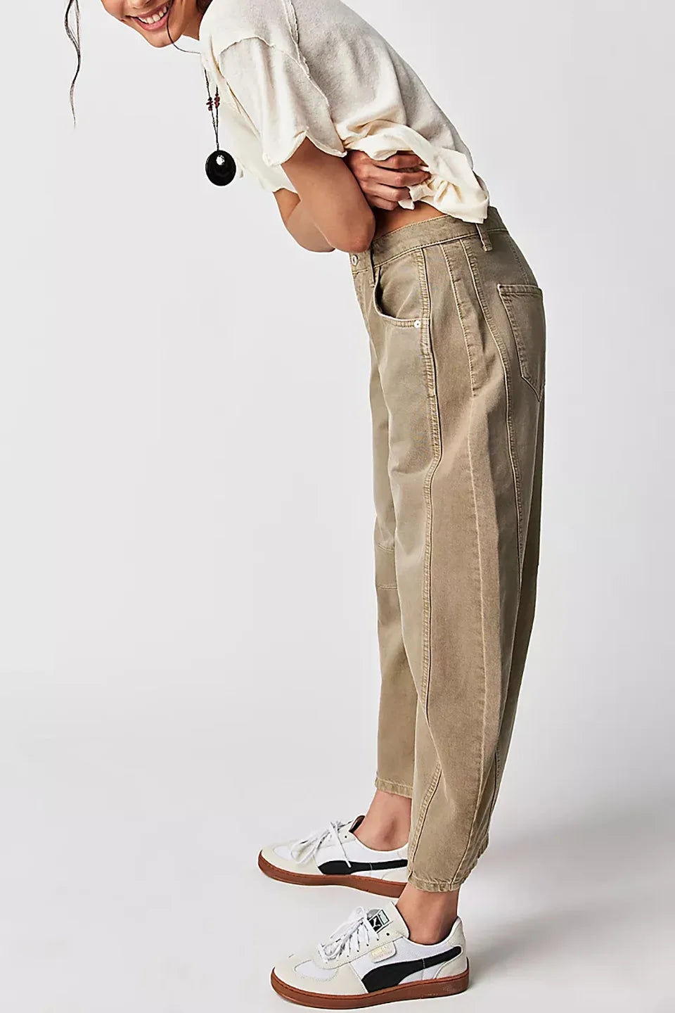 Washed Wide-Leg Jeans for Women – High-Waist, Vintage, Loose Fit, Ankle Length,