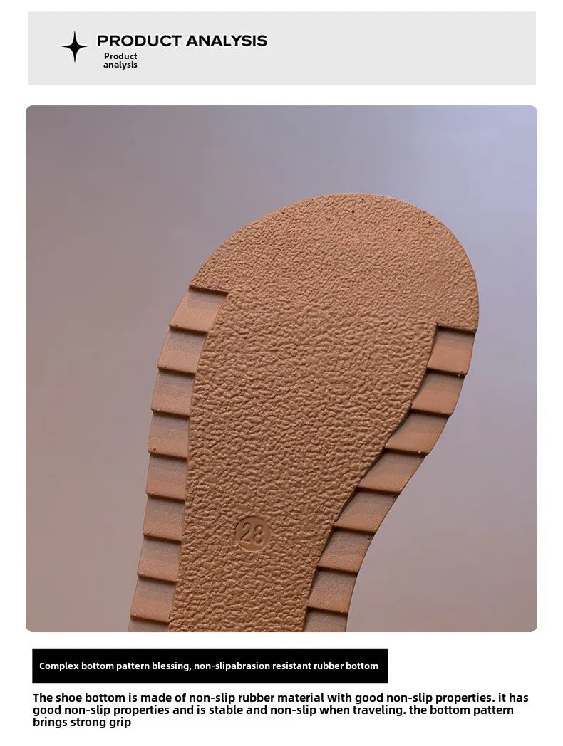 Girls Summer Sandals – Fashionable High-Top, Thick Bottom Roman Beach Shoes