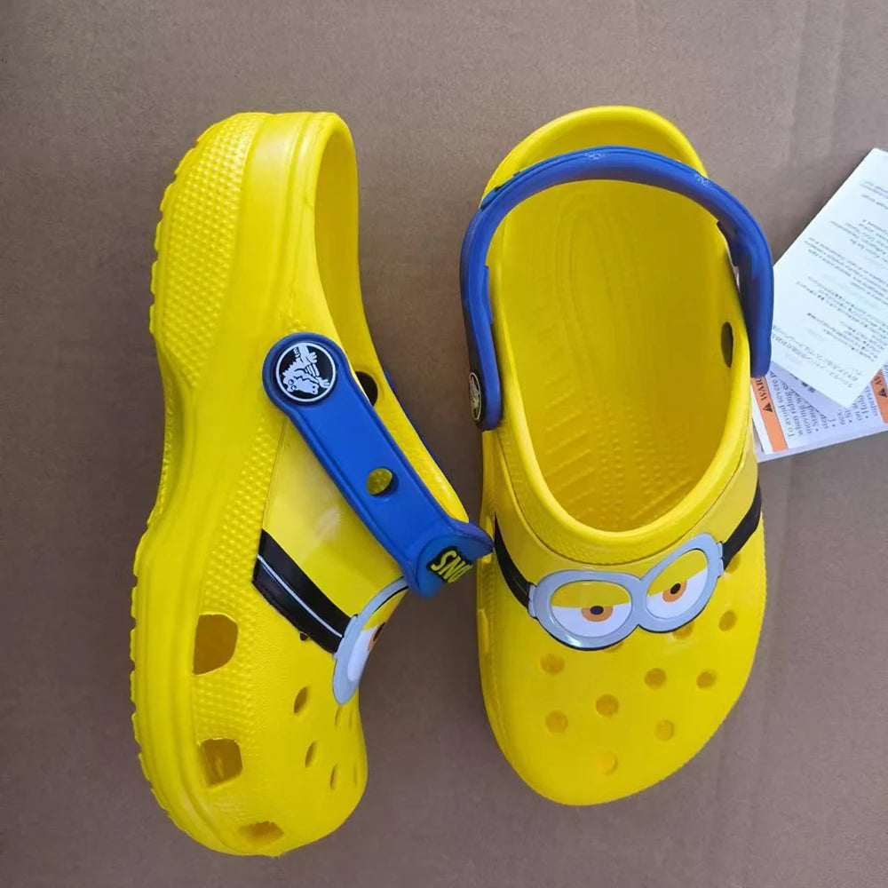 Minions EVA Sandals – Kawaii Kids' Beach Shoes