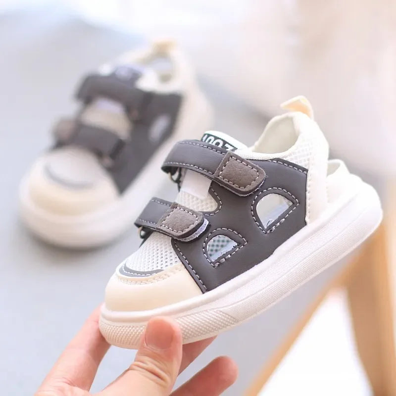 Kids Sports Sandals – Comfortable Hollow Board Shoes for Boys (1-4 Years)