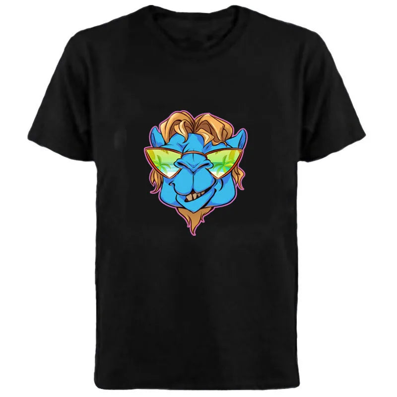 Men’s T-Shirt – Fashion Printed Pattern, Short-Sleeve Streetwear, Summer Casual Top