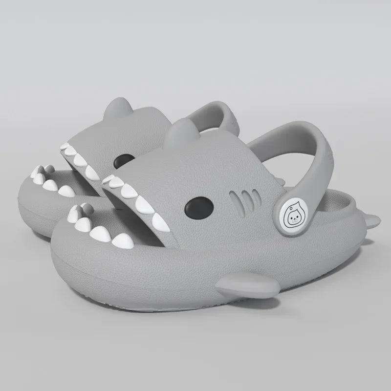 Evshine Shark Slippers For Children Summer Shark Shoes Fashion Shark Sandals Child Sandals Lovely Boys And Girls Beach Slippers
