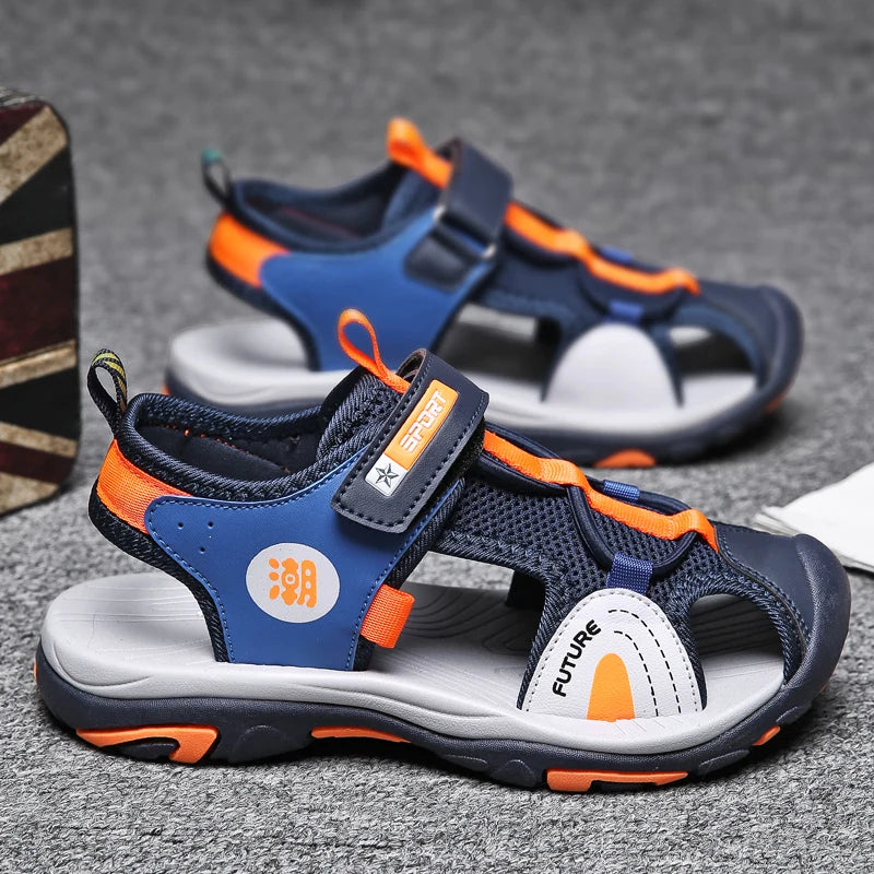 Kids Summer Sandals – Breathable, Non-Slip, Closed-Toe for Boys & Girls