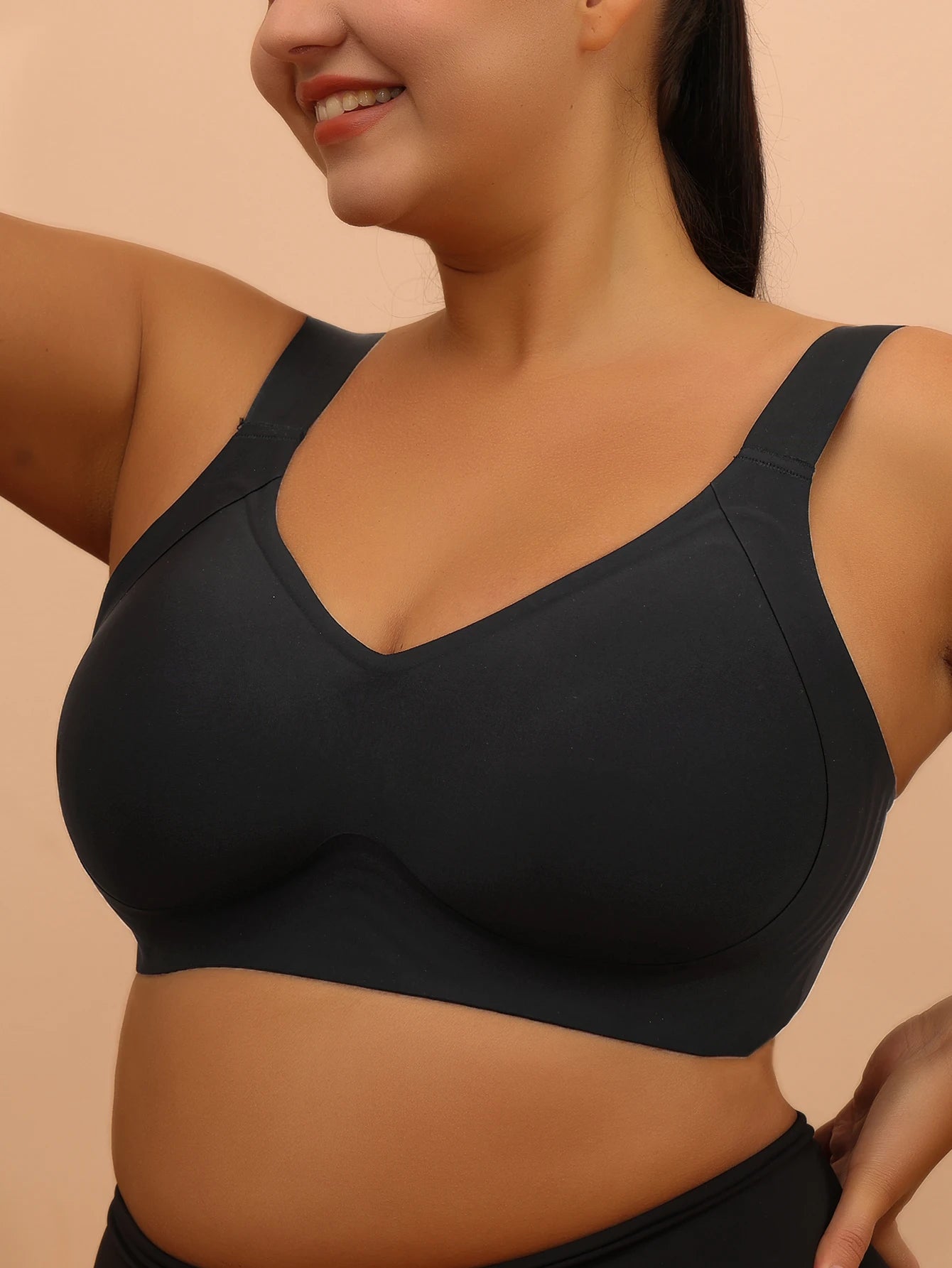 6XL Plus-Size Sleeping Bra – No Steel, Anti-Sagging, Yoga Vest Bra