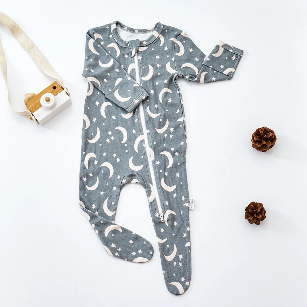 Kangobaby #My Soft Life# Baby Bodysuit: Long Sleeve Romper for Newborns & Infants