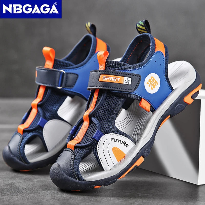 Kids Summer Sandals – Breathable, Non-Slip, Closed-Toe for Boys & Girls