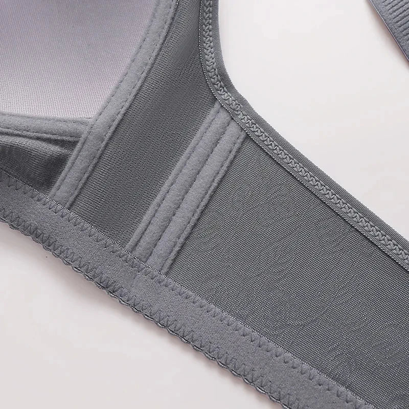 Comfortable Wireless Bra – Breathable, Push-Up, Large Size 36-50 B/C Cups