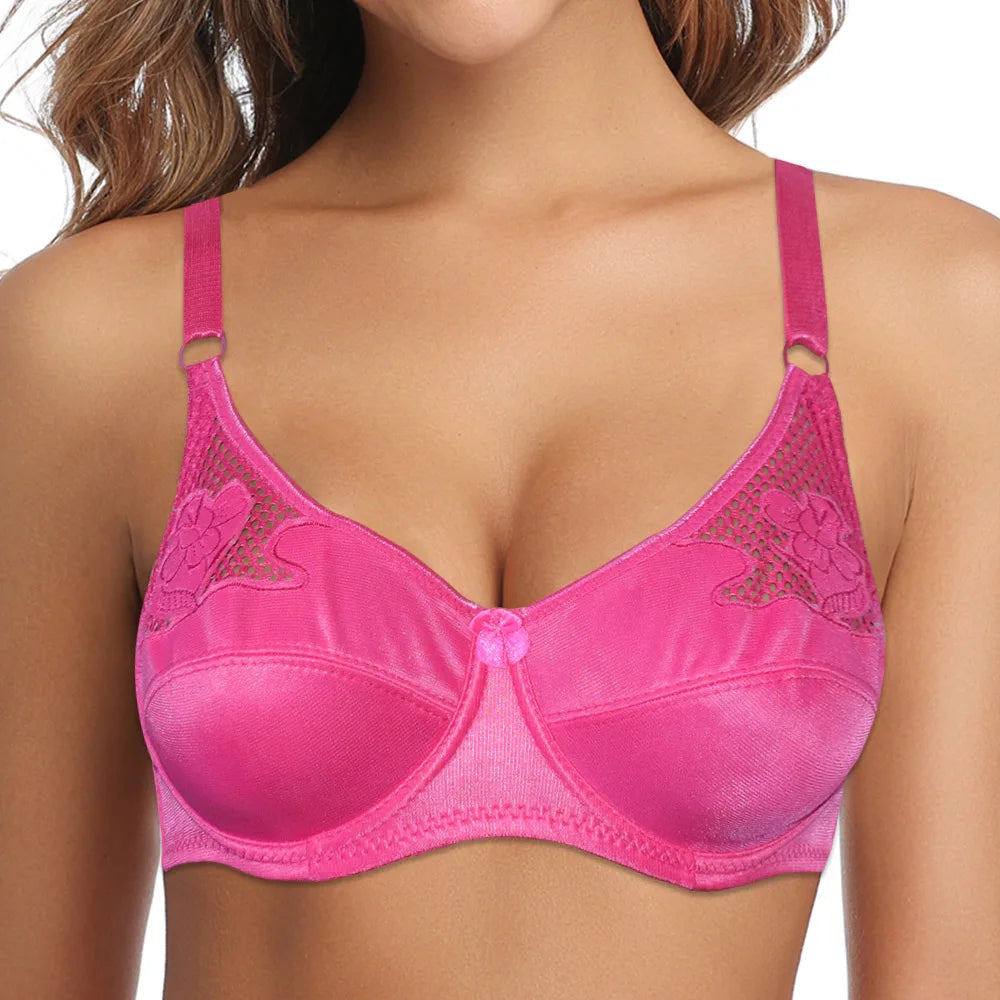 Embroidered Underwire Bra – Sexy Lingerie Bralette (A–D Cup)