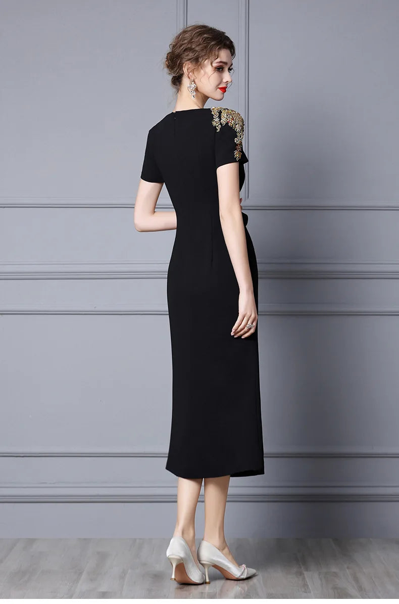 Summer Purple Fish Tail Long Dress – Elegant, Close-Waist Evening Gown